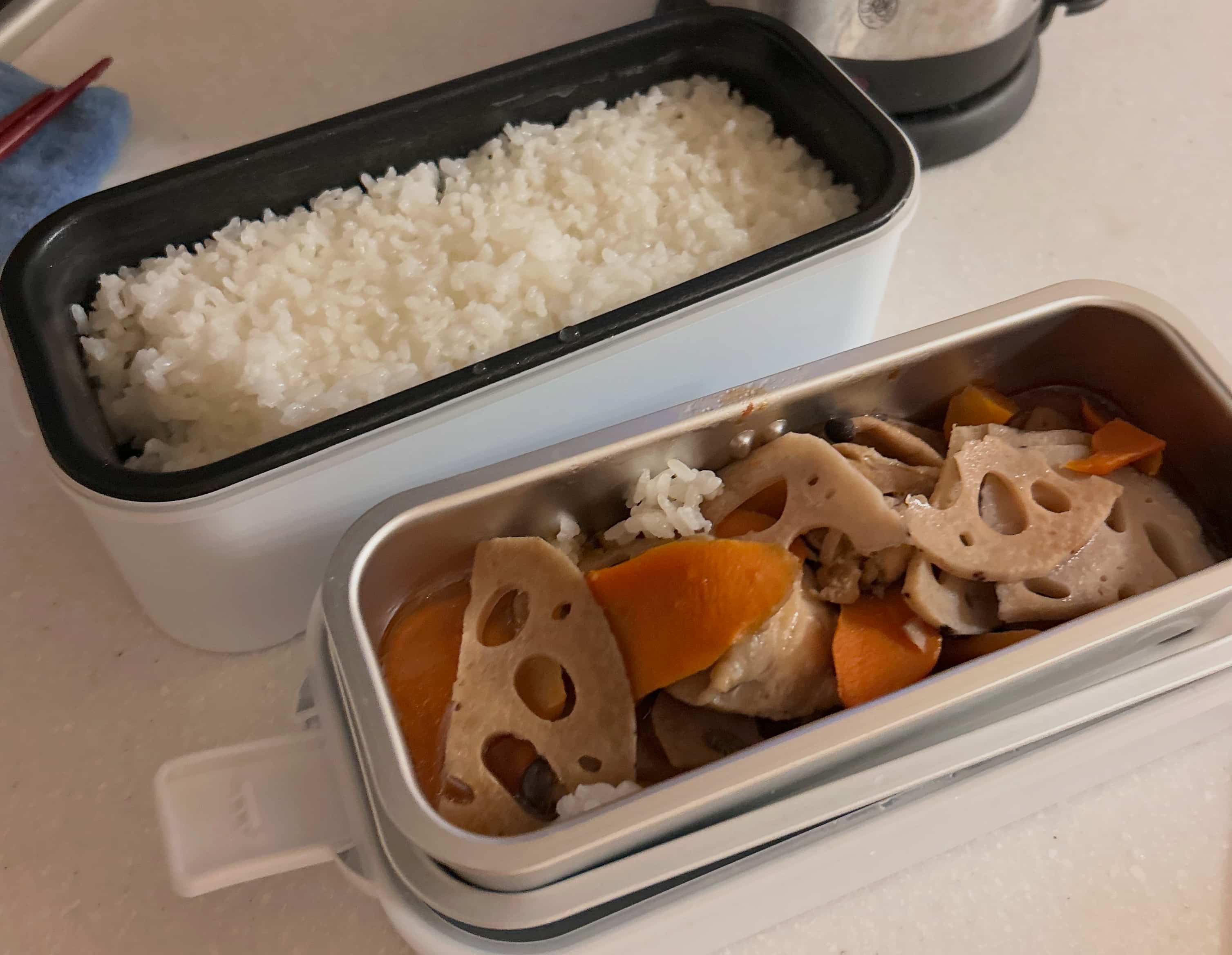 THANKO 超高速２段弁当箱型炊飯器 