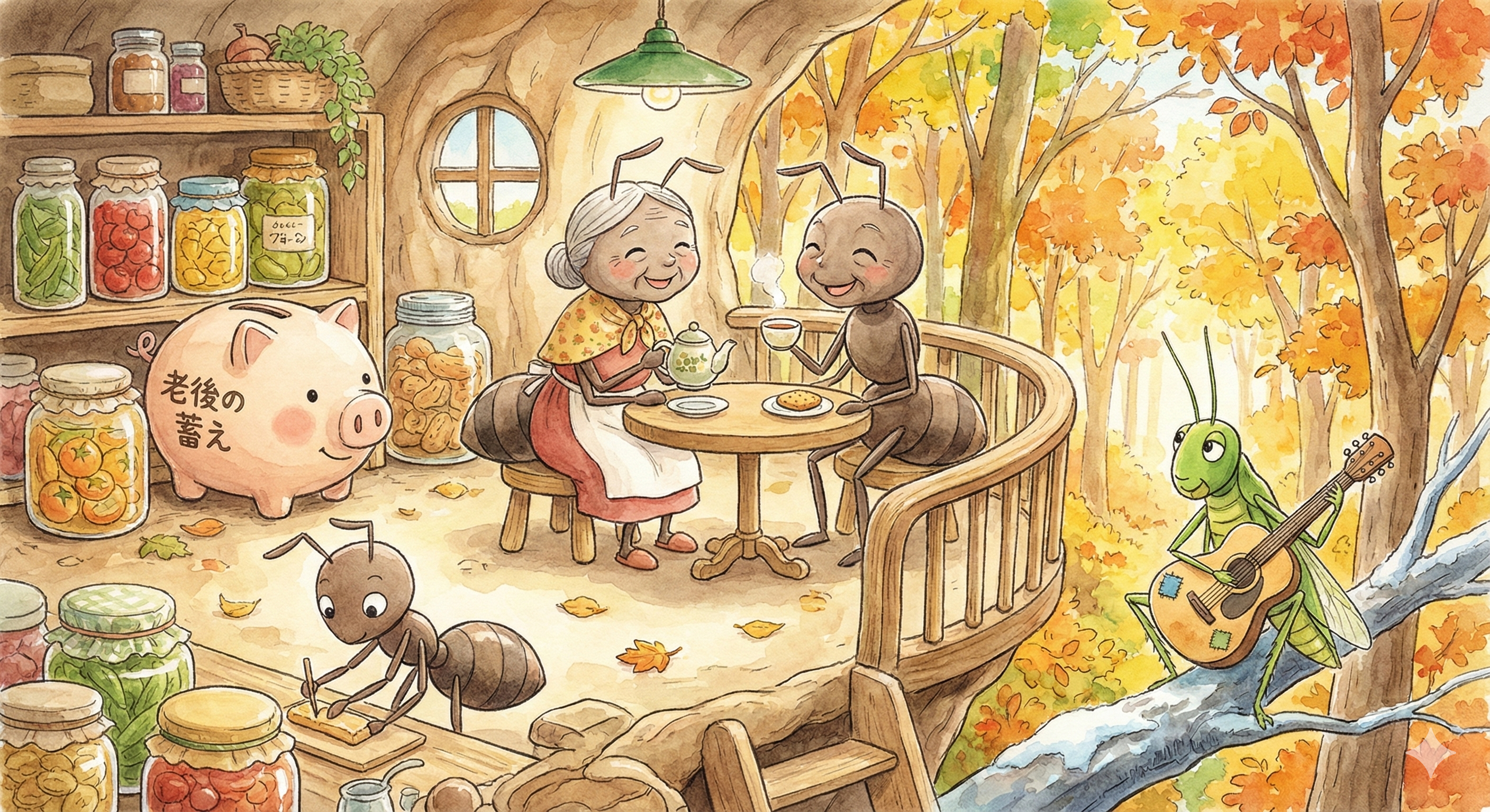 アリとキリギリス